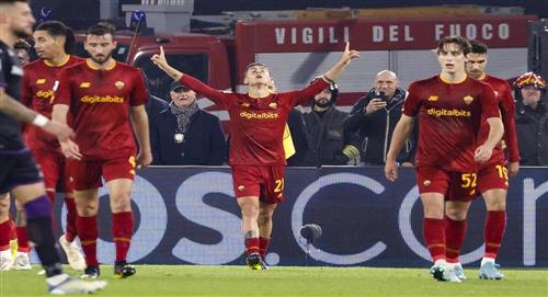 Doblete de Dybala y victoria de la Roma