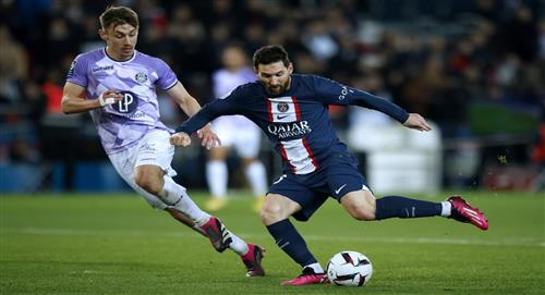 Lionel Messi marcó un golazo ante Toulouse, por la fecha 22 de la Ligue 1