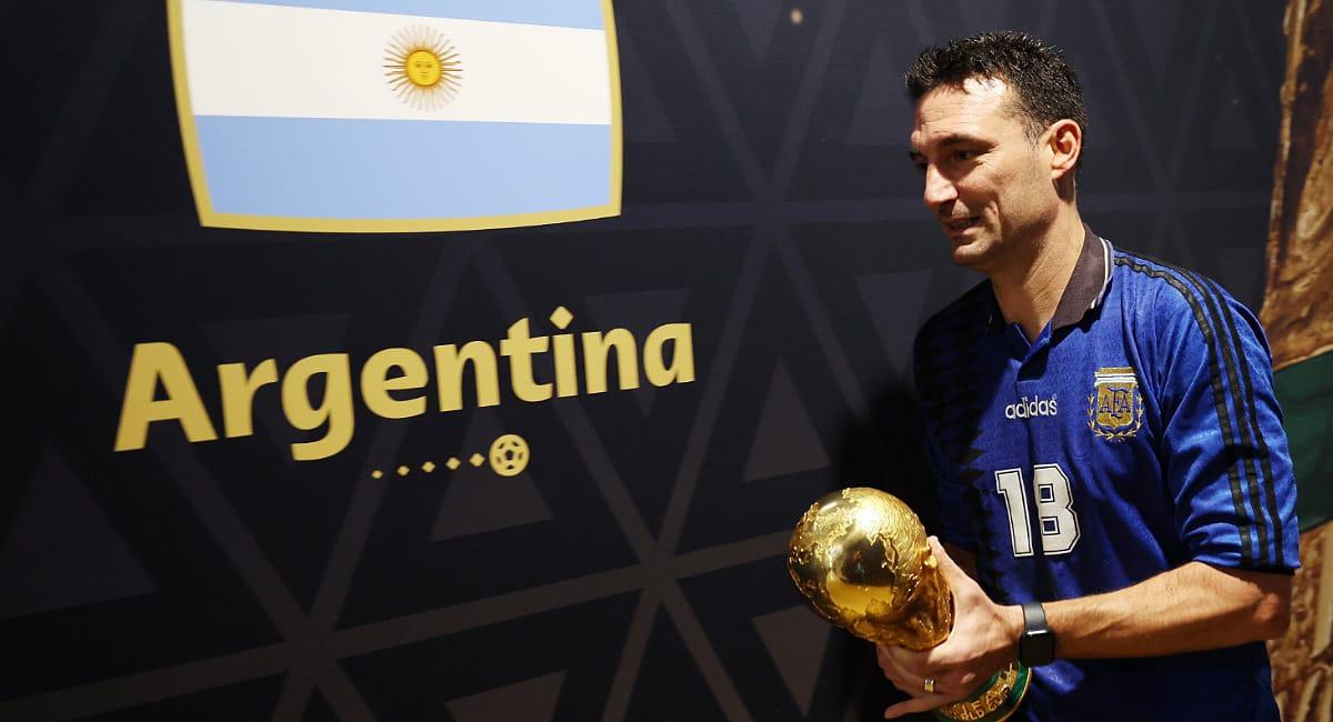 Lionel Scaloni fue campeón del mundo con la Selección Argentina. Foto: Twitter @Argentina