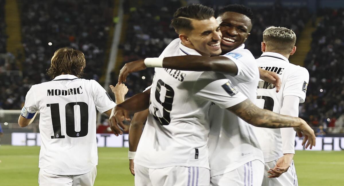 Vinicius marcó un doblete en la victoria de Real Madrid. Foto: EFE