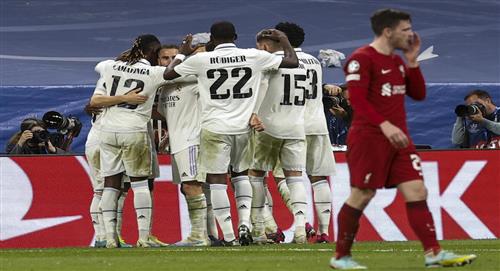 El campeón avanza los cuartos de final. Real Madrid 1-0 Liverpool 