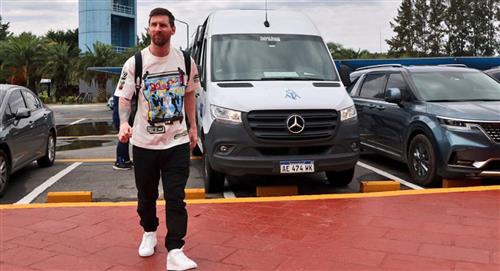The Best llegó a la Argentina: Messi ya está con la Selección