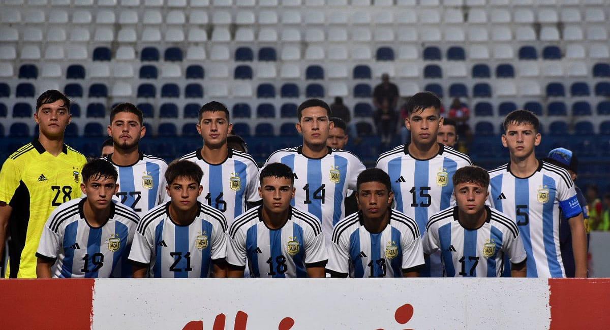 La Selección se prepara para el Sudamericano Sub 17. Foto: Twitter @Argentina