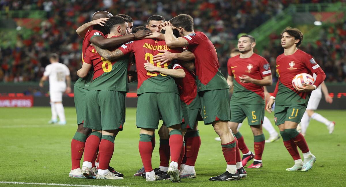 Portugal arrancó goleando la Eliminatoria Eurocopa. Foto: EFE