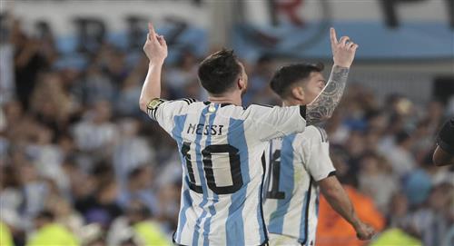 Lionel Messi llegó a los 800 goles en su carrera, con el golazo de tiro libre a Panamá