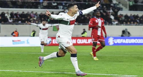 Doblete de Cristiano y goleada de Portugal 6-0 sobre Luxemburgo