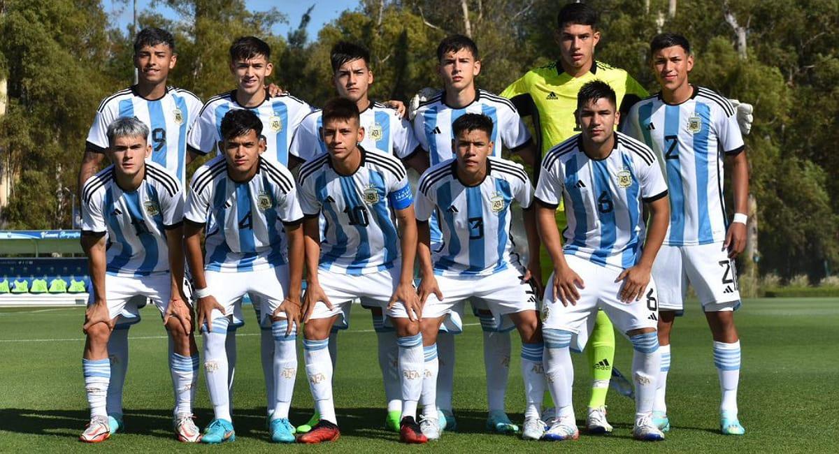 La Selección Sub 17 debuta ante Venezuela en el Sudamericano. Foto: Twitter @Argentina