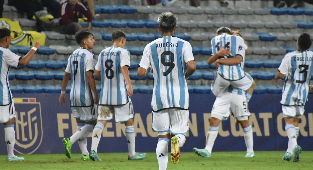 La Selección debuta con buen pie en el Sudamericano. Foto: Twitter @Argentina