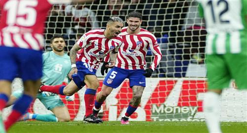 Ángel Correa le dio la victoria a Atlético Madrid sobre Betis