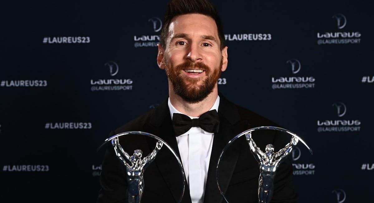 Messi ganar los premios Laureus por segunda vez. Foto: Twitter @LaureusSport