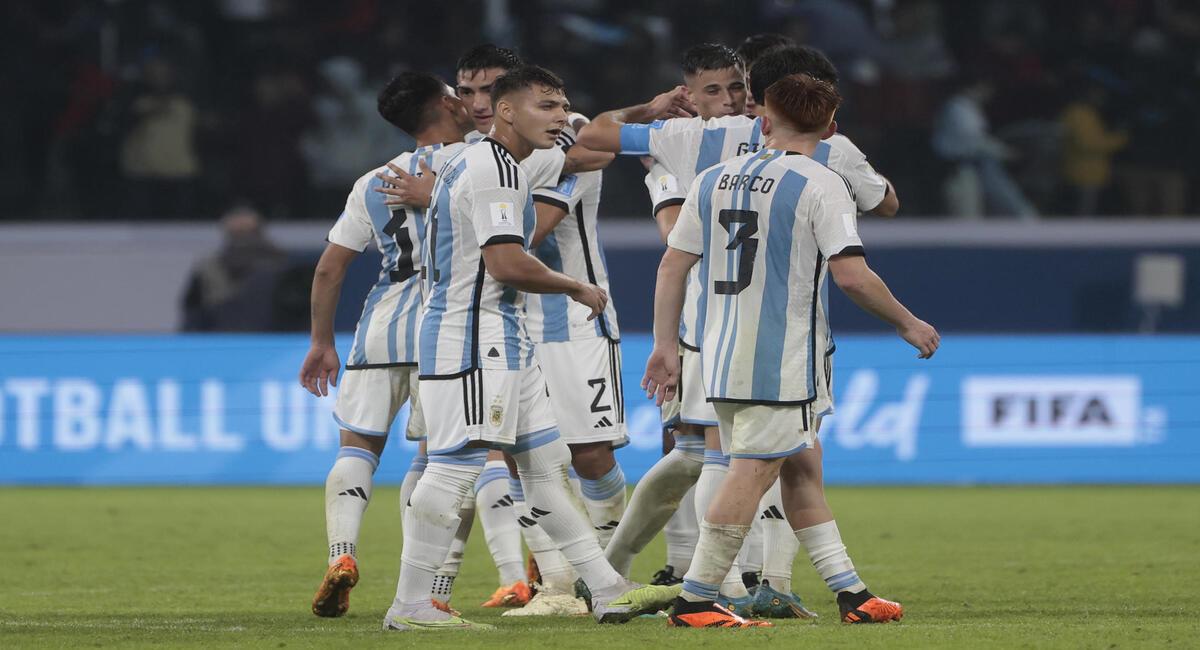 Argentina debuta con victoria en el Mundial Sub 20. Foto: EFE
