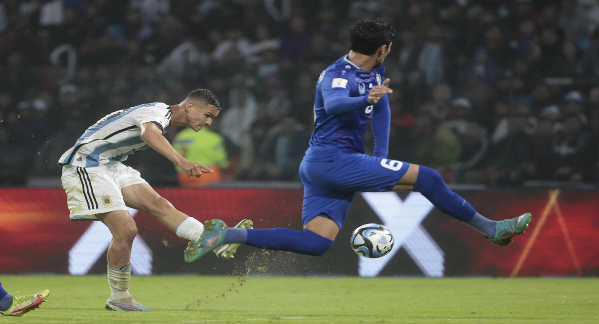 Carboni marcó el segundo gol de la Selección en el Mundial Sub 20. Foto: EFE