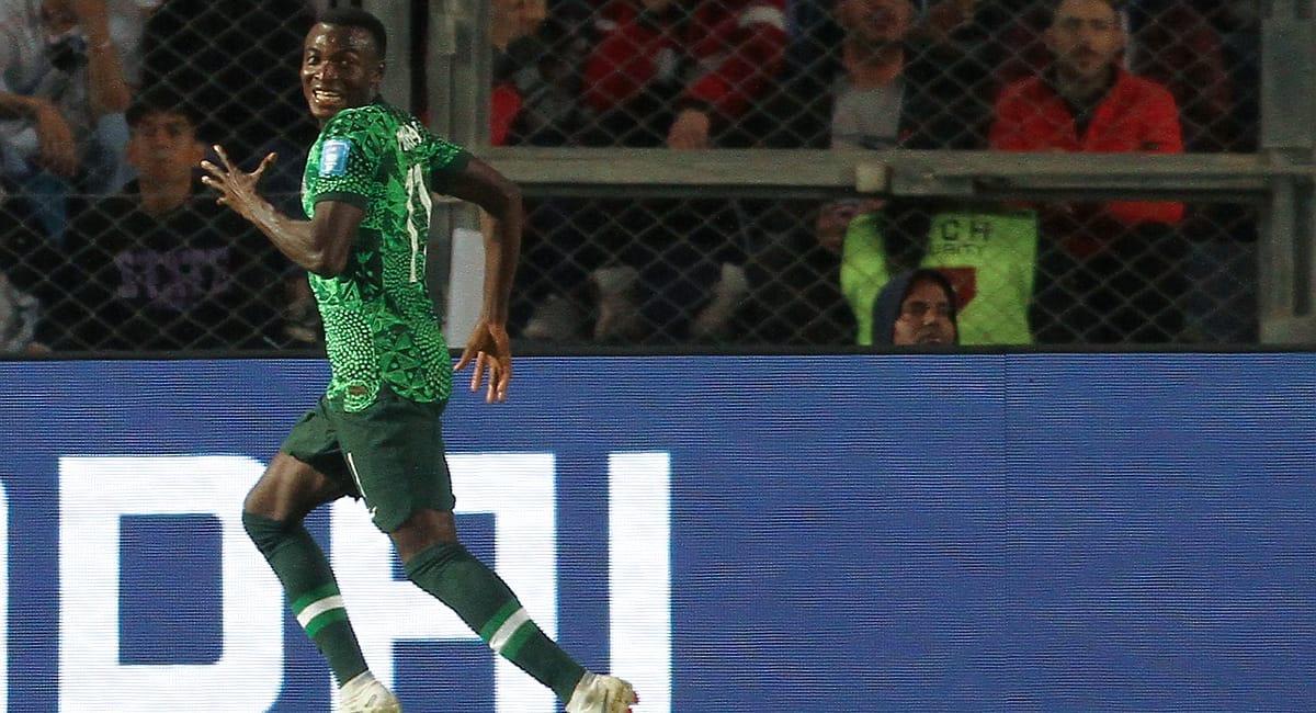 Muhammad marcó el primer gol de Nigeria. Foto: EFE