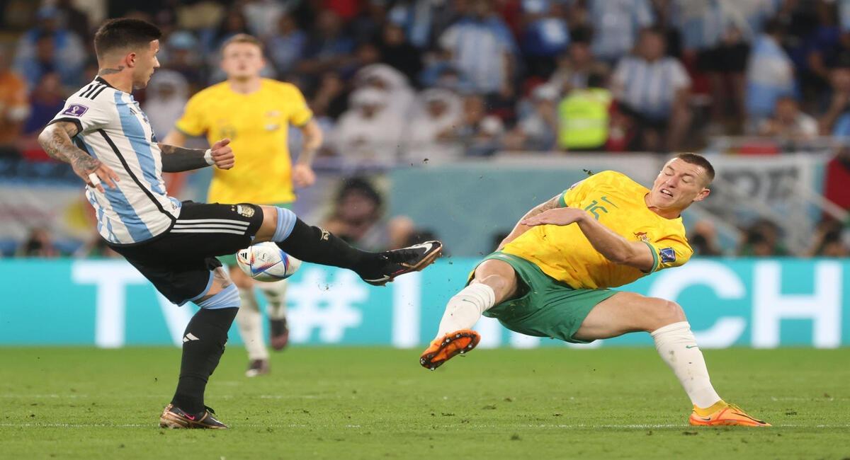 La Albiceleste se vuelve a enfrentar a Australia, tras el Mundial Qatar 2022. Foto: EFE