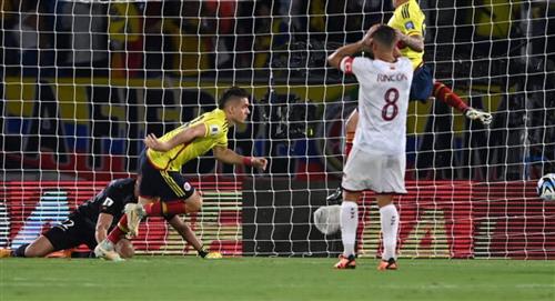 Colombia le ganó 1-0 a Venezuela con gol de Santos Borré