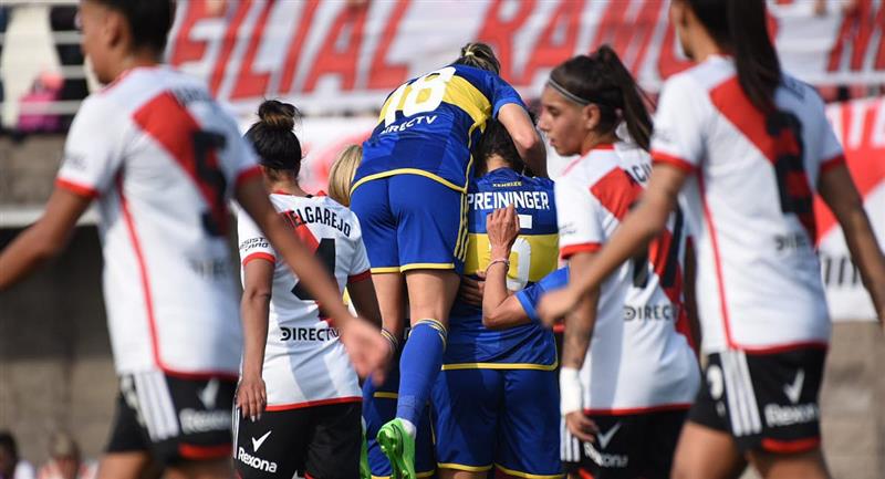 Boca derrotó 3-1 a River en Superclásico del fútbol femenino