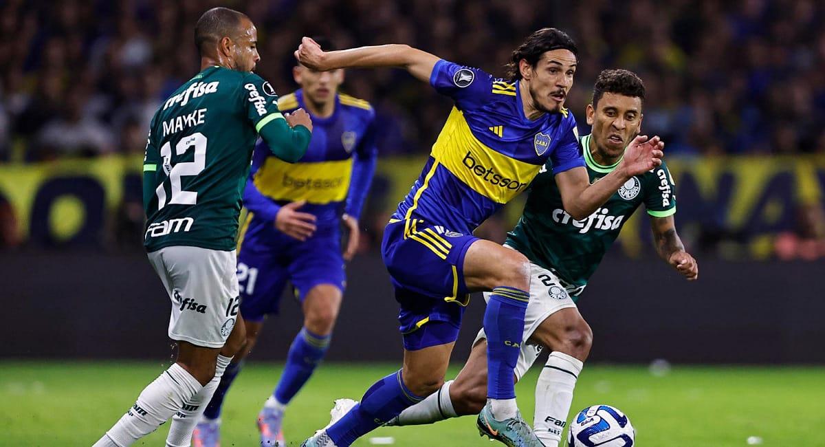 Boca se enfrenta a Palmeiras por la Copa Libertadores. Foto: EFE