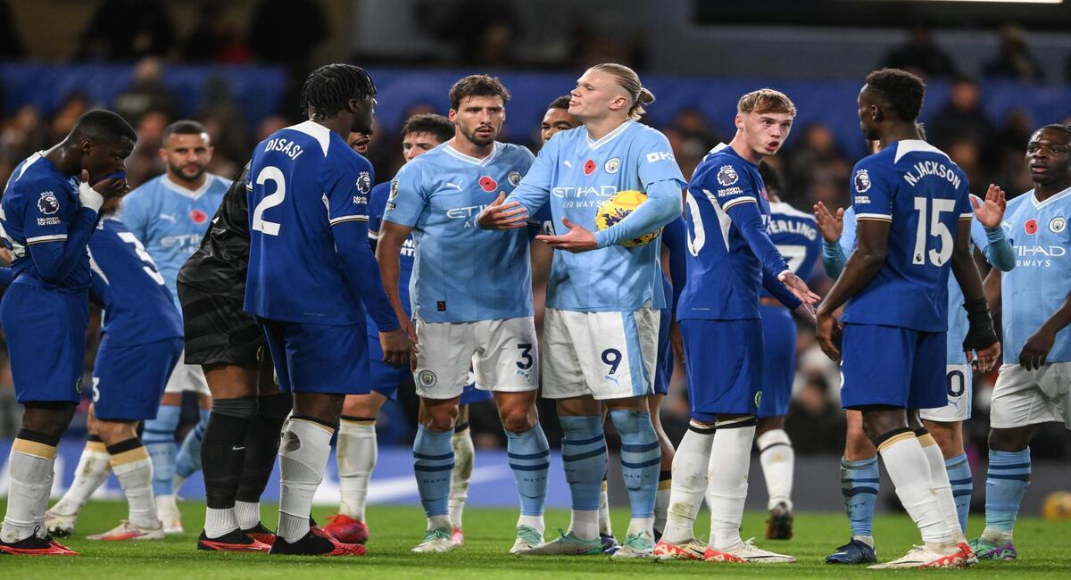 Chelsea y Manchester City disputaron un partidazo por la Premier. Foto: EFE