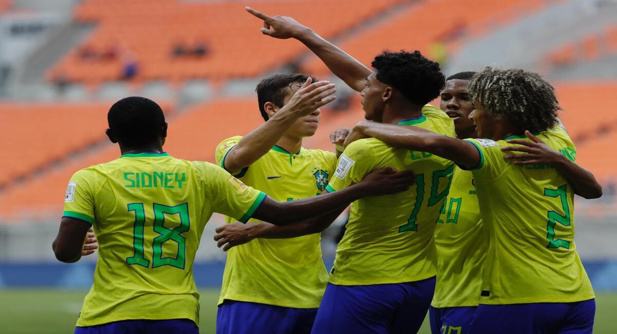 Brasil consigue su primera victoria en el Mundial Sub 17. Foto: EFE
