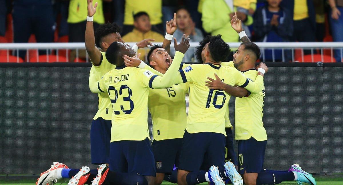 Ángel Mena le dio el triunfo a la Selección de Ecuador. Foto: EFE