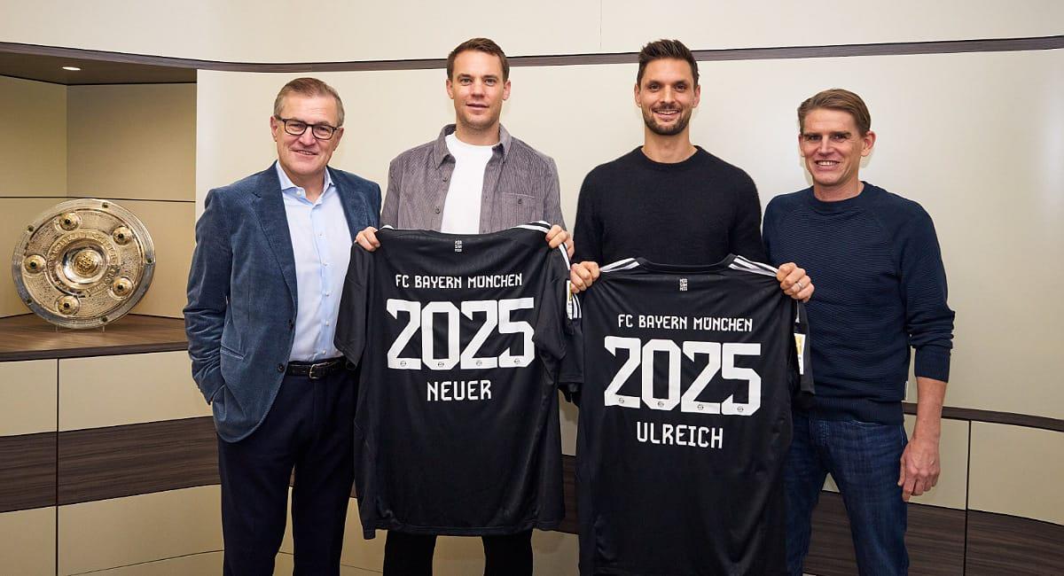 El arquero alemán seguirá por dos años más en Bayern. Foto: Twitter @FCBayernES
