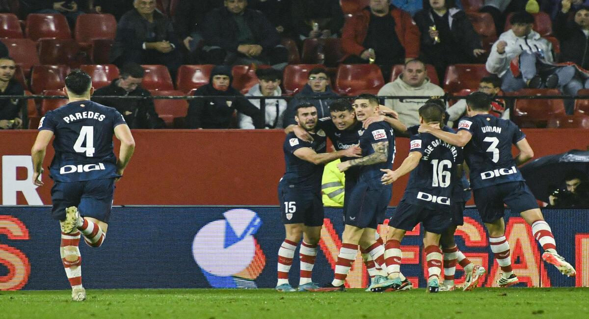 Athletic Bilbao marcha en la tercera posición de La Liga. Foto: EFE