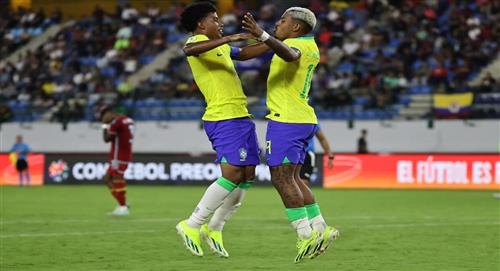 Endrick y Kennedy le dieron el triunfo a Brasil sobre Colombia en el Preolímpico