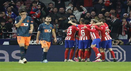 Atlético Madrid, con De Paul, Molina y Correa, venció 2-0 a Valencia