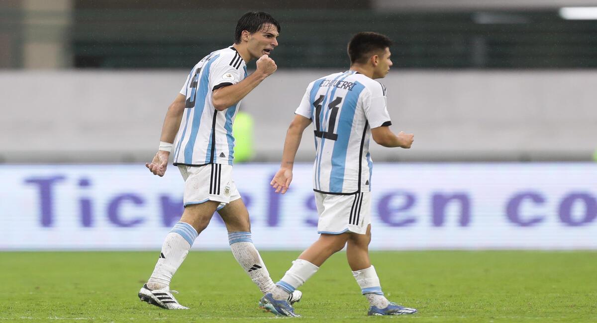 Redondo marcó el gol del empate para Argentina. Foto: EFE