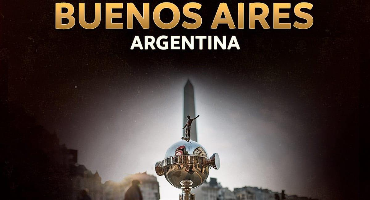 La final del torneo se jugará en Buenos Aires. Foto: Twitter @Libertadores