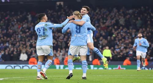 Gol y asistencia de Julián en el triunfo de Manchester City por Champions