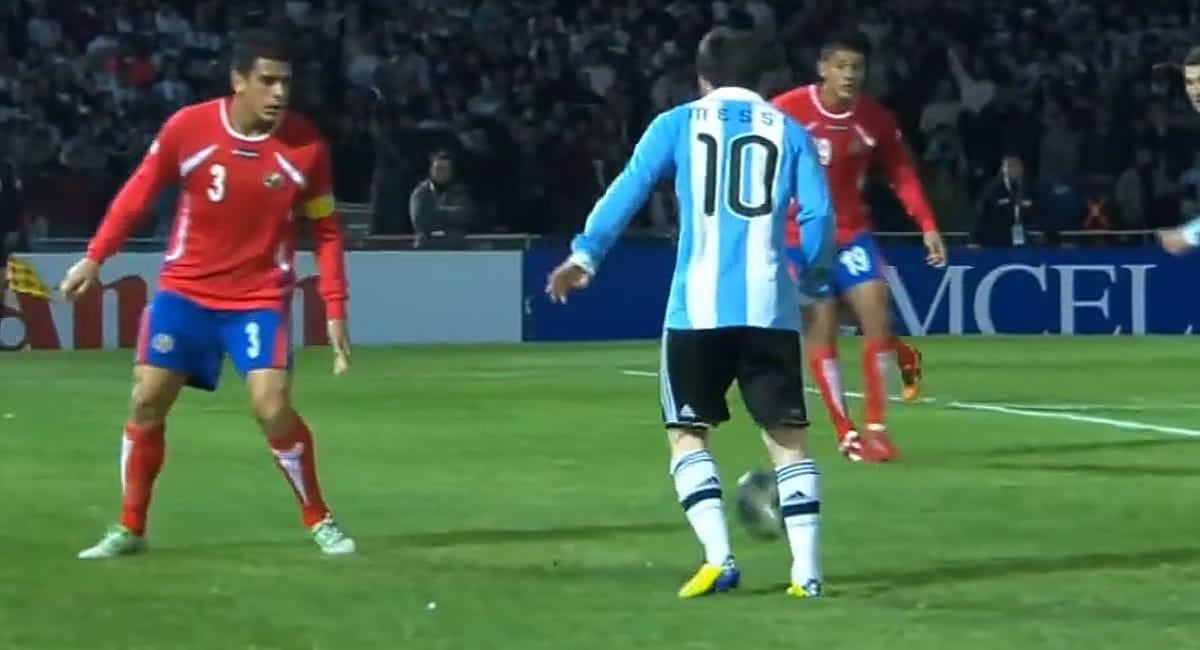 Argentina se enfrentó a Costa Rica en la Copa América 2011. Foto: captura de pantalla