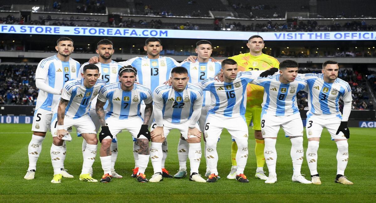 Argentina cierra su gira por Estados Unidos. Foto: EFE