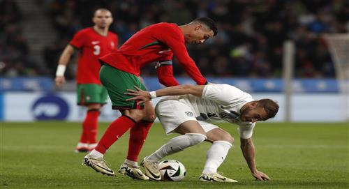Con la vuelta de Cristiano, Portugal cayó 2-0 frente a Eslovenia