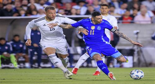 Ángel Di María marcó un golazo en el amistoso entre Argentina y Costa Rica